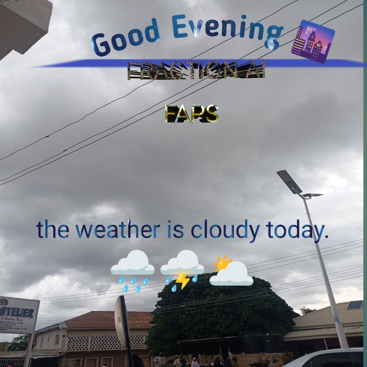 HassanAhmad2222's tweet photo. Hello 👋 @FractionAI_xyz Family 
The weather is cloudy today 
🌧️⛈️🌥️
Let earn Some $FAPS
#FAPSArmy
#FAPS #ProjectWithPotential #NextBigthing @golfwang0x @Ox_Lois #ไทยกัมพูชา #fypviraltwitter @Cryptking_1 @Chukwuebuk70752 @bullishpay_ https://t.co/PXMyTjmSSg