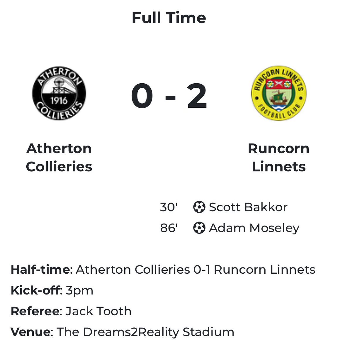 Great start yellows, 
that referee deffo got a pirates name