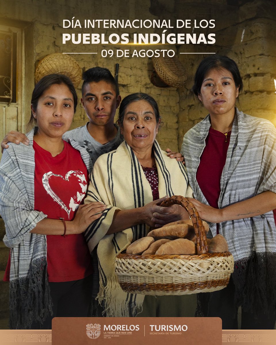 danielaltafi's tweet photo. Hoy es el #DíaDeLosPueblosIndígenas 🌿
En #Morelos, sus tradiciones y hospitalidad son parte de lo que enamora a quienes nos visitan.
📍 Orgulloso de promover su riqueza cultural.
#LaTierraQueNosUne #LaPrimaveraDeMéxico #TurismoConIdentidad
#DíaDeLosPueblosIndígenas https://t.co/SAE8KJrkiu