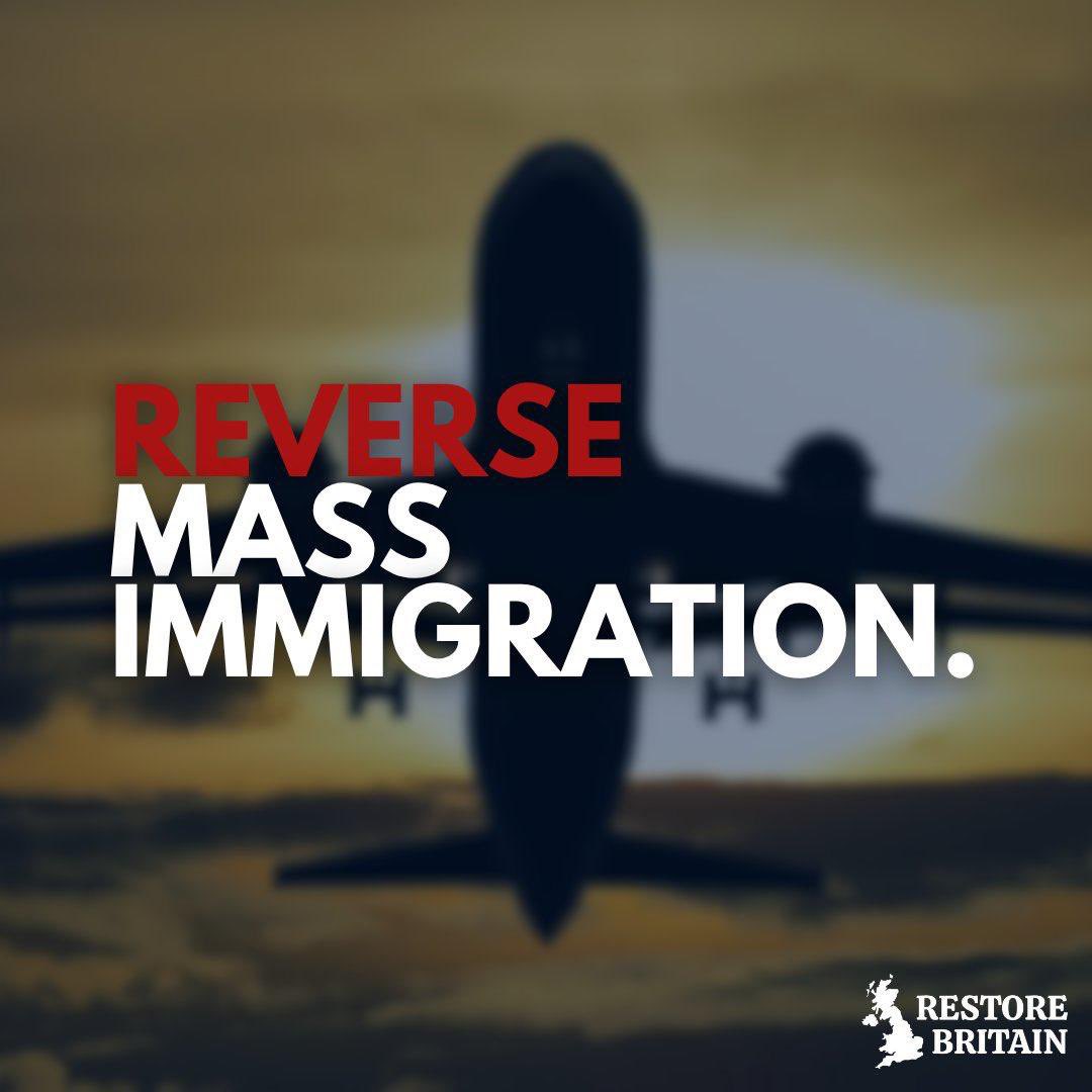 Don’t just stop mass immigration.

Reverse it.