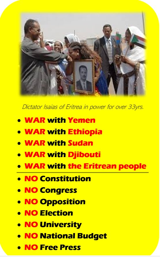 <a href="/LoveMyEritreans/">ደላይት ፍትሒ</a> The people of Eritrea from Haileslase are denied basic human rights and continue to be denied even worse under the rule of Isaias Afwerki.
#BlueRevolution #RegimeChangeInEritrea