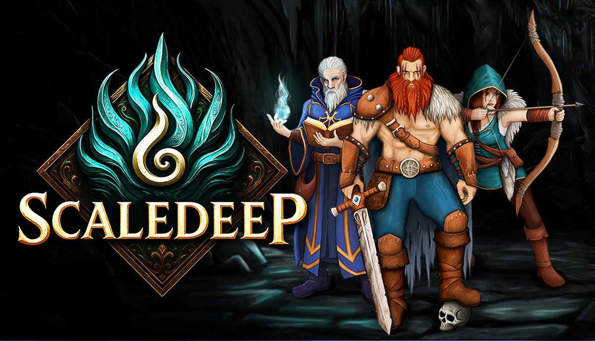 hodittha's tweet image. Steam capsule art for the game Scaledeep!

Add Scaledeep to your wishlist at:
store.steampowered.com/app/3443800/Sc…

#scaledeep #WishlistOnSteam #roguelike #turnbased #indiegame #steamcapsule #gamedev #dungeoncrawler #gameart #digitaldrawing #mage #warrior #hunter #conceptart #steamgames