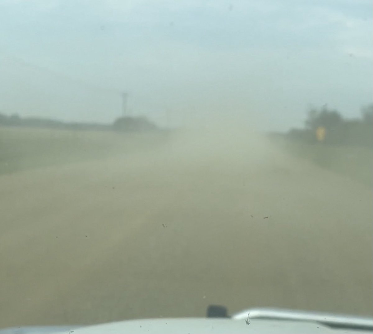 Just out here eating dust.