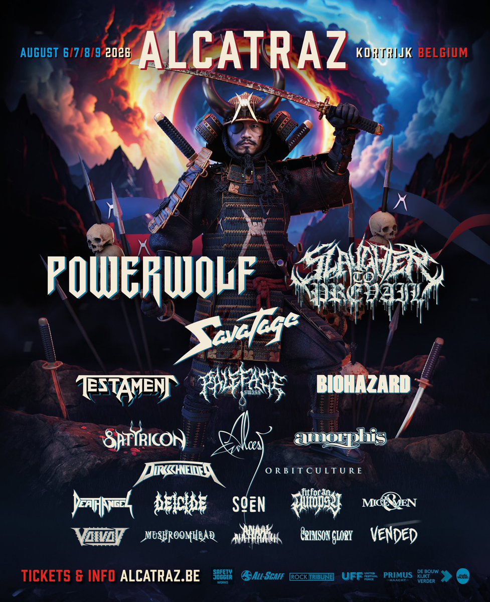 WE ARE MAKING APPEARANCES AT Bloodstock, Rockstad extreme fest and Alcatraz fest 2026‼️

SEE YOU THERE NEXT SUMMER.