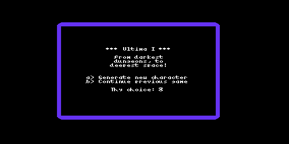 aleksieeben's tweet photo. VIC 20 Ultima I (wip) #vic20 #ultima #portedgames #retrogaming #mos6502 #8bit Boot, map view, castle https://t.co/9T9RIxI5sJ
