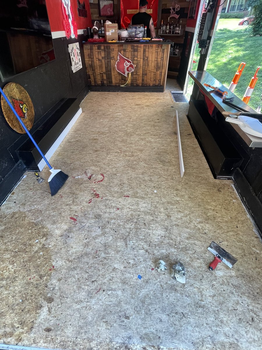 COLLISION COURSE TAILGATE (@course_crew) on Twitter photo Doing some summer cleaning and putting in a new look 👀 to the floor. Stay tuned <a href="/Ville_Bill/">Bill Jones</a> <a href="/RhinoBCB/">Bryan Rhino Byars 🇺🇸</a> <a href="/shocker0129/">craig pennington</a> Doing some summer cleaning and putting in a new look 👀 to the floor. Stay tuned <a href="/Ville_Bill/">Bill Jones</a> <a href="/RhinoBCB/">Bryan Rhino Byars 🇺🇸</a> <a href="/shocker0129/">craig pennington</a>
