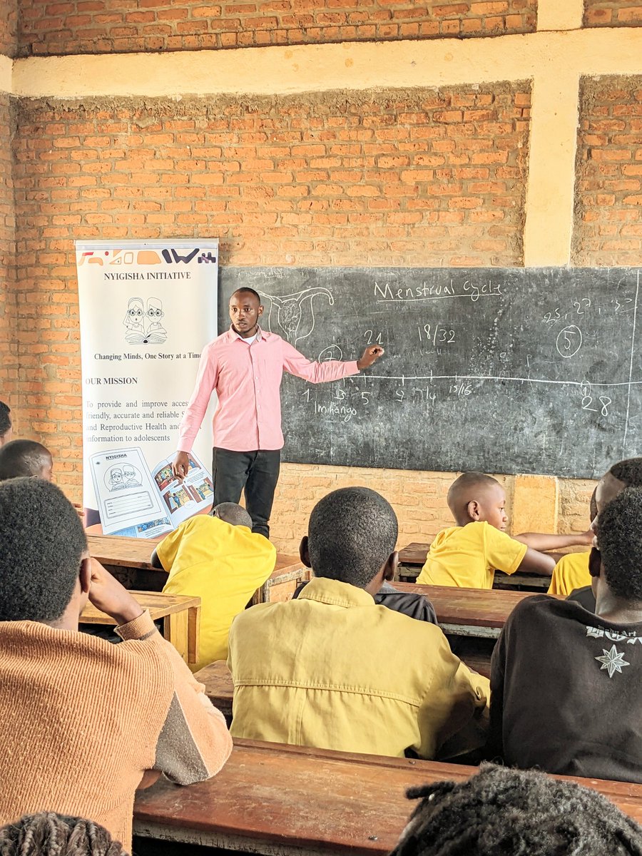 BerwaDerrick's tweet photo. From winning the @iacceleratorRw with our mission to give adolescents friendly, accurate &amp; reliable SRHR information, to bringing the innovation to life &amp; making real impact with support from @Imbuto. We are @NyigishaRw. 

 💡📚💪 #SRHR 
#YouthEmpowerment https://t.co/Xz42MDUVBs