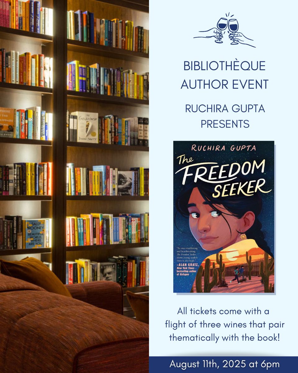 Apne Aap (@apneaap) on Twitter photo Join us at <a href="/bibliothequenyc/">Bibliotheque</a> for an evening of conversation about <a href="/Ruchiragupta/">Ruchira Gupta</a>’s novel, "The Freedom Seeker," and its reflection on migration today.
📍 Bibliothèque NYC | 8/11/25 | 6 PM
RSVP:
resy.com/cities/new-yor…
#ruchiragupta #thefreedomseeker #migration #booklaunchesnyc Join us at <a href="/bibliothequenyc/">Bibliotheque</a> for an evening of conversation about <a href="/Ruchiragupta/">Ruchira Gupta</a>’s novel, "The Freedom Seeker," and its reflection on migration today.
📍 Bibliothèque NYC | 8/11/25 | 6 PM
RSVP:
resy.com/cities/new-yor…
#ruchiragupta #thefreedomseeker #migration #booklaunchesnyc