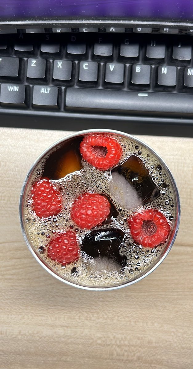 My coffee ☕️🫐.