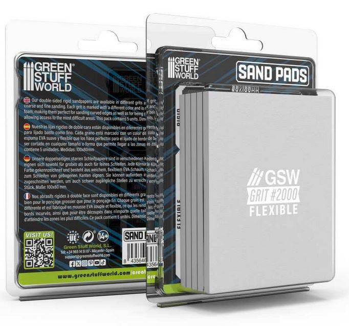 Tactica_Games's tweet image. @greenstuffworld hat nicht mehr bloss ihre kleine Schleifpads mit Fein- und Grobkorn Sortiment. Neu gibt es auch grosse feste oder flexible Schleifpads in diversen Körnungen. Schleife, wie du magst:
tacticagames.ch/shop/ki.php/Ma…
#tabletop #greenstuffworld #miniatures #sprue #warhammer