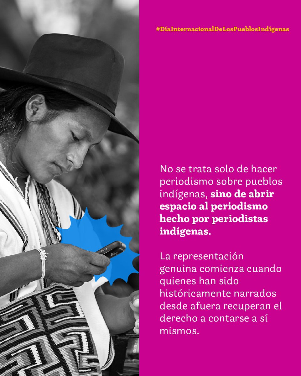 FundacionGabo's tweet photo. Hoy, en el #DíaInternacionalDeLosPueblosIndígenas celebramos la fuerza y diversidad de los pueblos indígenas, guardianes de la tierra, de la memoria y de historias que no deben olvidarse.

Un recordatorio de que su lucha, su lengua y su cultura son también parte de nuestro futuro. ✊🏽✨

Conoce más aquí ➡️ https://t.co/COPLVgi7yb