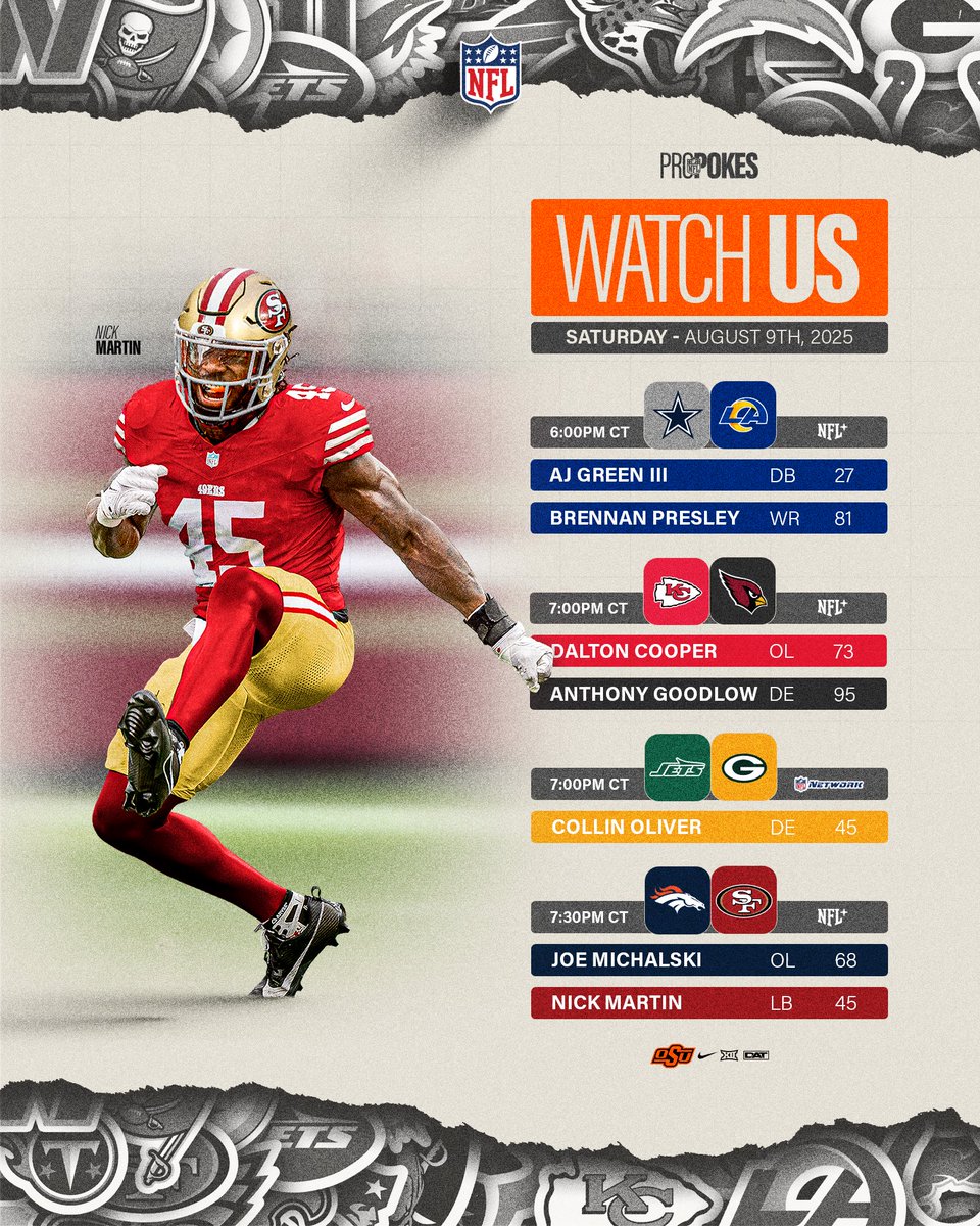 Saturday slate of #ProPokes 🤠