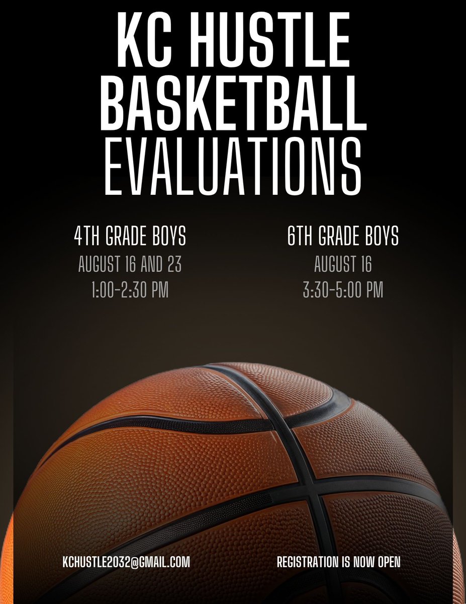 Player evaluations for next season are in 1 week!! 

Register here:

4th grade boys 
forms.gle/5h8SBwtSA5rBQS…

6th grade boys 
forms.gle/DkmxTV5Q7pqmDY…