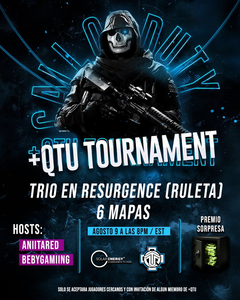 Torneo hoy a las 8pm de <a href="/MasQTUgaming/">+QTU</a>