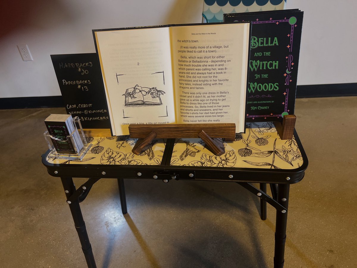 KimChaneyNews's tweet photo. Come on down to Soul &amp; Spirits Brewery in downtown Memphis for the book fair from 1-7pm. I’ll be part of the author talk about 4:30. Excited to see everyone! 

#BellaAndTheWitchInTheWoods #books #reading #ChildrensBooks #MemphisAuthor #StoryTime #Witches #Halloween https://t.co/kK6FDhX06p