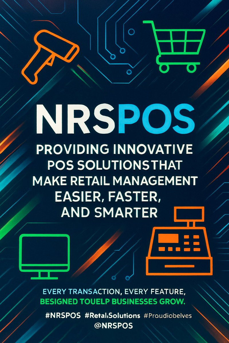 khan_waris_khan's tweet image. @nrsplus - providing innovative POS solutions that make retail management easier, faster, and smarter.

Every transaction, every feature, designed to help businesses grow.

#NRSPOS #RetailSolutions #ProudToBeNRS