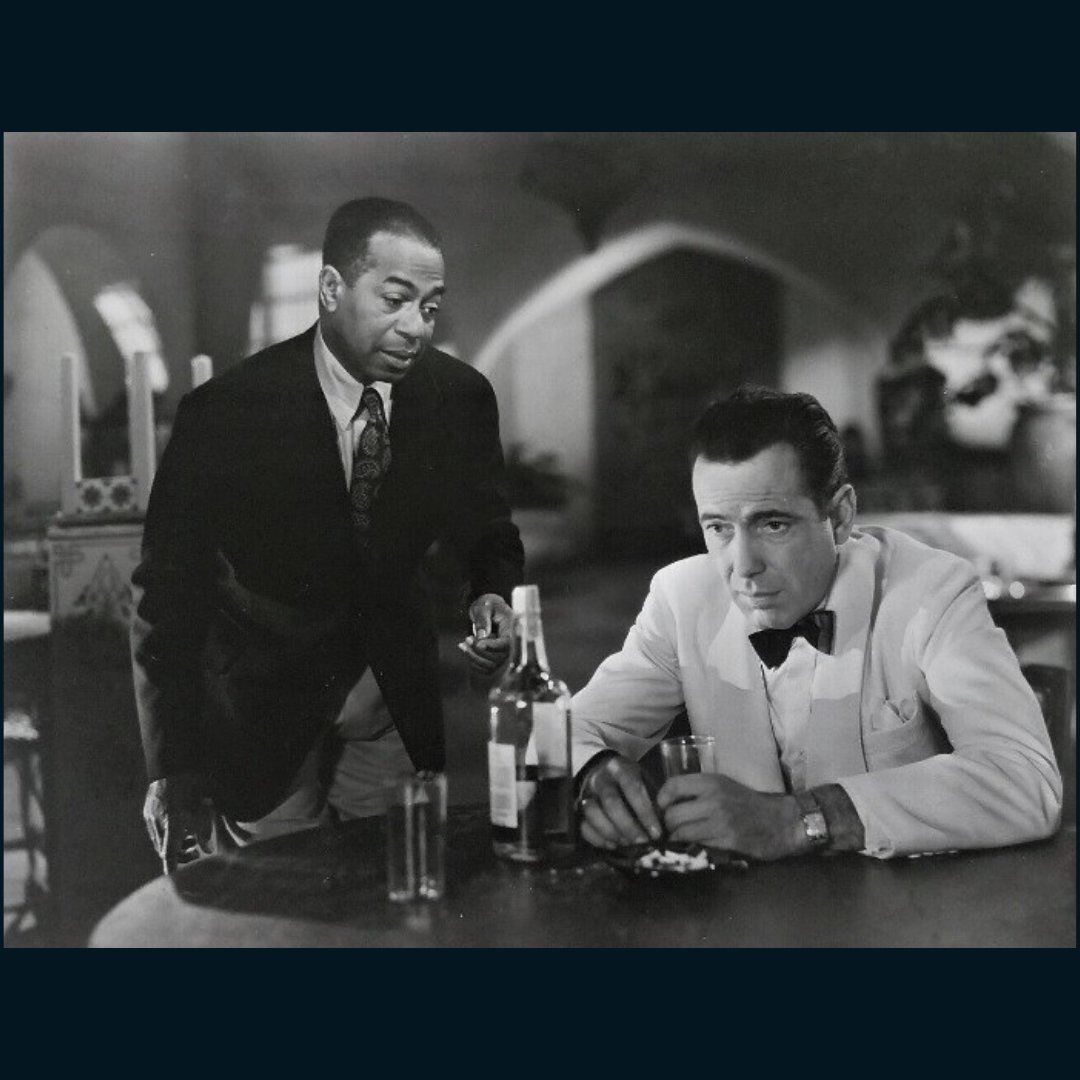 📸 Humphrey Bogart and Dooley Wilson 

🎥 Casablanca  

1942