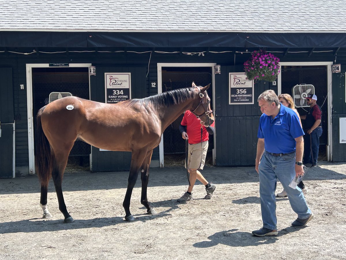 NTRA (@ntra) on Twitter photo Tomorrow evening at 7 pm is the start of the 2-day <a href="/FasigTiptonCo/">Fasig-Tipton</a> NY-bred Yearling Sale. This morning was day 2 of inspections at the Turning Point Bloodstock barn. <a href="/BondRacing7/">H. James Bond Racing</a> <a href="/nytbreeders/">NYTB</a> Tomorrow evening at 7 pm is the start of the 2-day <a href="/FasigTiptonCo/">Fasig-Tipton</a> NY-bred Yearling Sale. This morning was day 2 of inspections at the Turning Point Bloodstock barn. <a href="/BondRacing7/">H. James Bond Racing</a> <a href="/nytbreeders/">NYTB</a>