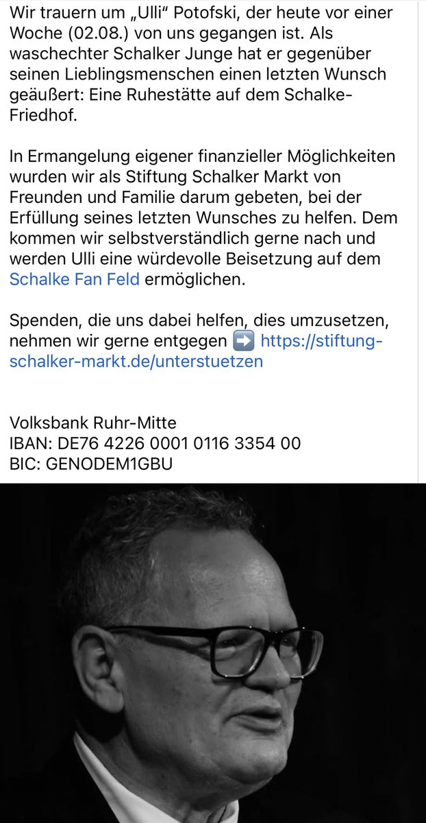Wir brauchen Unterstützung 
stiftung-schalker-markt.de/unterstuetzen