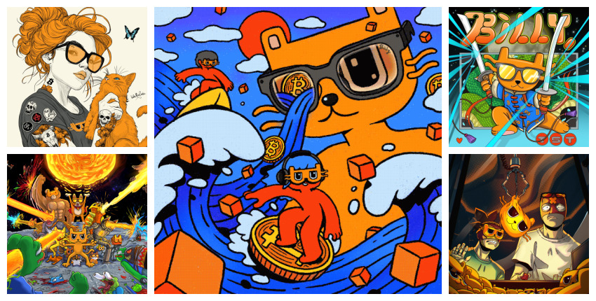 🎉 $BILLY BLUEBLOCKER ART CONTEST WINNERS! 🎉

The community has spoken and these 5 incredible pieces took the crown!

Each artist wins $500 and will have their art inscribed forever on Bitcoin 🟧

It was a tight battle… bonus secondary winners will be revealed next. Stay tuned!