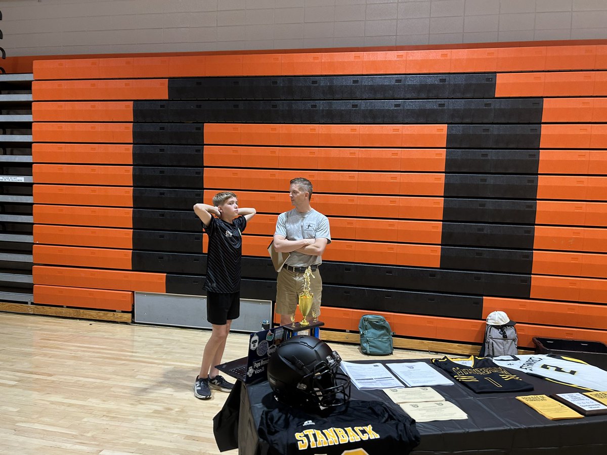 ALS athletics representing at our Fair Orange County Schools. Come down and get the information you need for the school year 😊