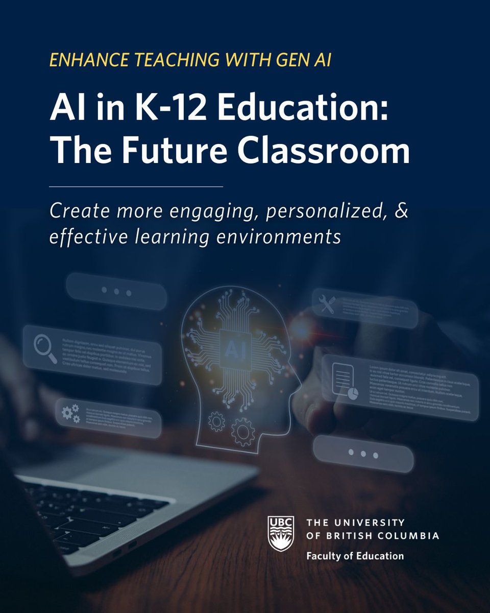 Prepare students for a future shaped by Gen AI. Learn the knowledge and skills needed to integrate AI into the practice and classroom: buff.ly/z6QDIPk