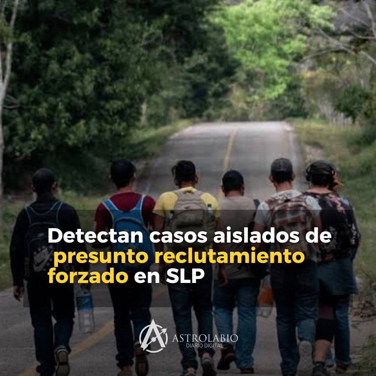 Astrolabio Diario Digital (@astrolabioslp) on Twitter photo ⚠️ | El titular de la Secretaría de Seguridad y Protección Ciudadana del Estado (<a href="/SSPC_SLP/">Secretaría de Seguridad y Protección Ciudadana SLP</a>), Jesús Juárez Hernández, informó que aunque en San Luis Potosí se han registrado casos en los que personas detenidas alegan haber sido víctimas de reclutamiento forzado por parte de grupos ⚠️ | El titular de la Secretaría de Seguridad y Protección Ciudadana del Estado (<a href="/SSPC_SLP/">Secretaría de Seguridad y Protección Ciudadana SLP</a>), Jesús Juárez Hernández, informó que aunque en San Luis Potosí se han registrado casos en los que personas detenidas alegan haber sido víctimas de reclutamiento forzado por parte de grupos