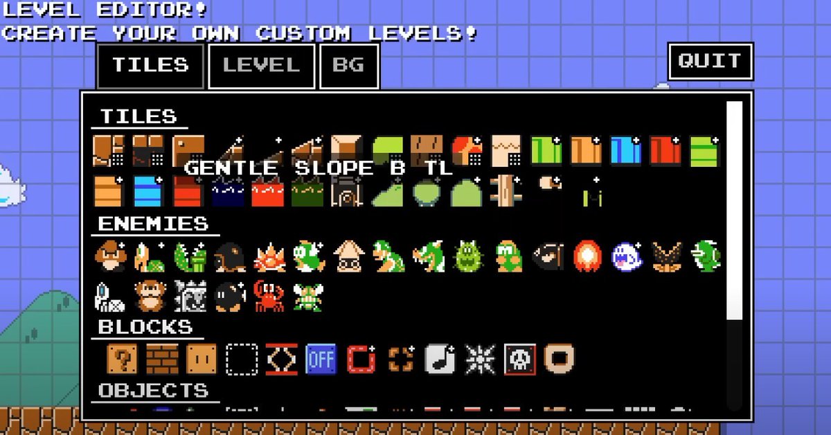 JVCom's tweet image. Un remake de Super Mario Bros. est en chantier par un fan !

- plusieurs personnages jouables (Mario, Luigi, Toad, Toadette...)
- du contenu de Super Mario Bros Deluxe intégré
- passage au 16/9
- visuels et audio améliorés
- refonte de la physique
- éditeur de niveau prévu
-…
