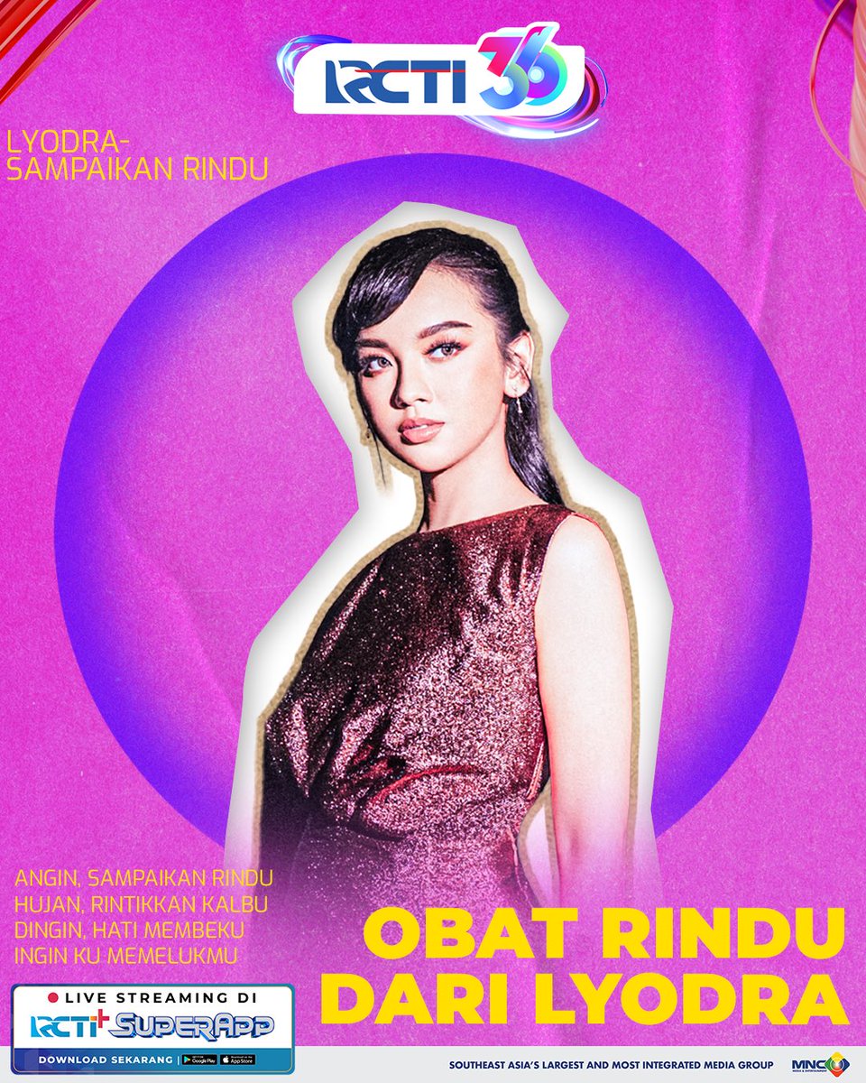 Anginnnnnnnnn bawa rasa rindu ini biar dinyanyiin Lyodra nya langsung dong🤭

SEGERA di RCTI
Info selengkapnya kamu bisa ceki-ceki di instagramnya @officialrcti yaa🫶🏻

#RCTI36SampaikanrinduLyodra #RCTI36SelebrasiSpektakuler