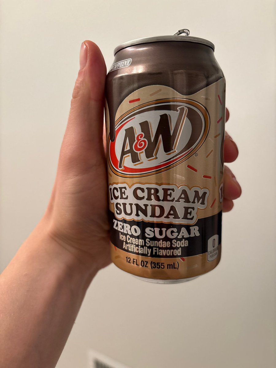 Chocolate syrup soda. Truly something.