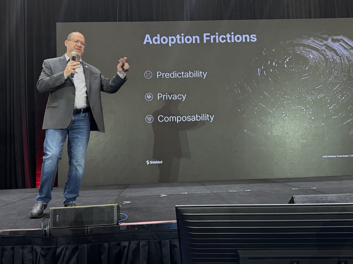 bob blessing-hartley (@shieldedbob) on Twitter photo <a href="/eranbarak/">Eran Barak</a> sharing details of the next generation of blockchain on Midnight! Become part of the community at midnight.gd <a href="/eranbarak/">Eran Barak</a> sharing details of the next generation of blockchain on Midnight! Become part of the community at midnight.gd