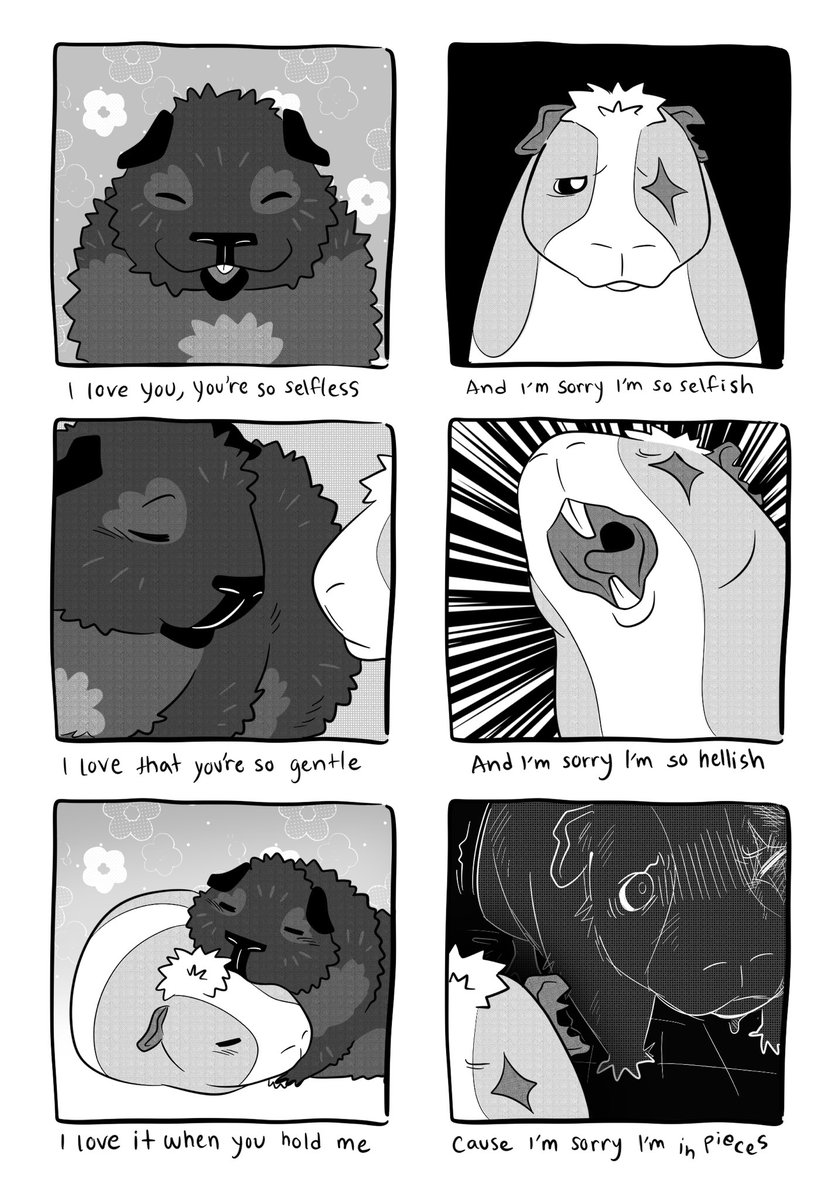 "I'm sorry" (1/3)
Cherry &amp; Lucky
#guineapigs #cavy #cavystory