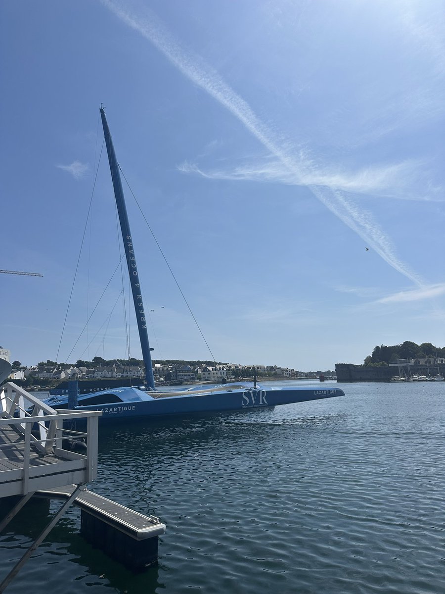 Impressionnant le foil du trimaran de <a href="/francoisgabart/">François GABART ⭐️⛵️⭐️</a> #concarneau