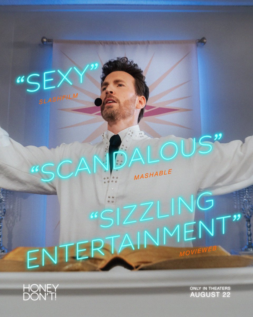 A spiritual experience.

HONEY DON'T! is only in theaters August 22.