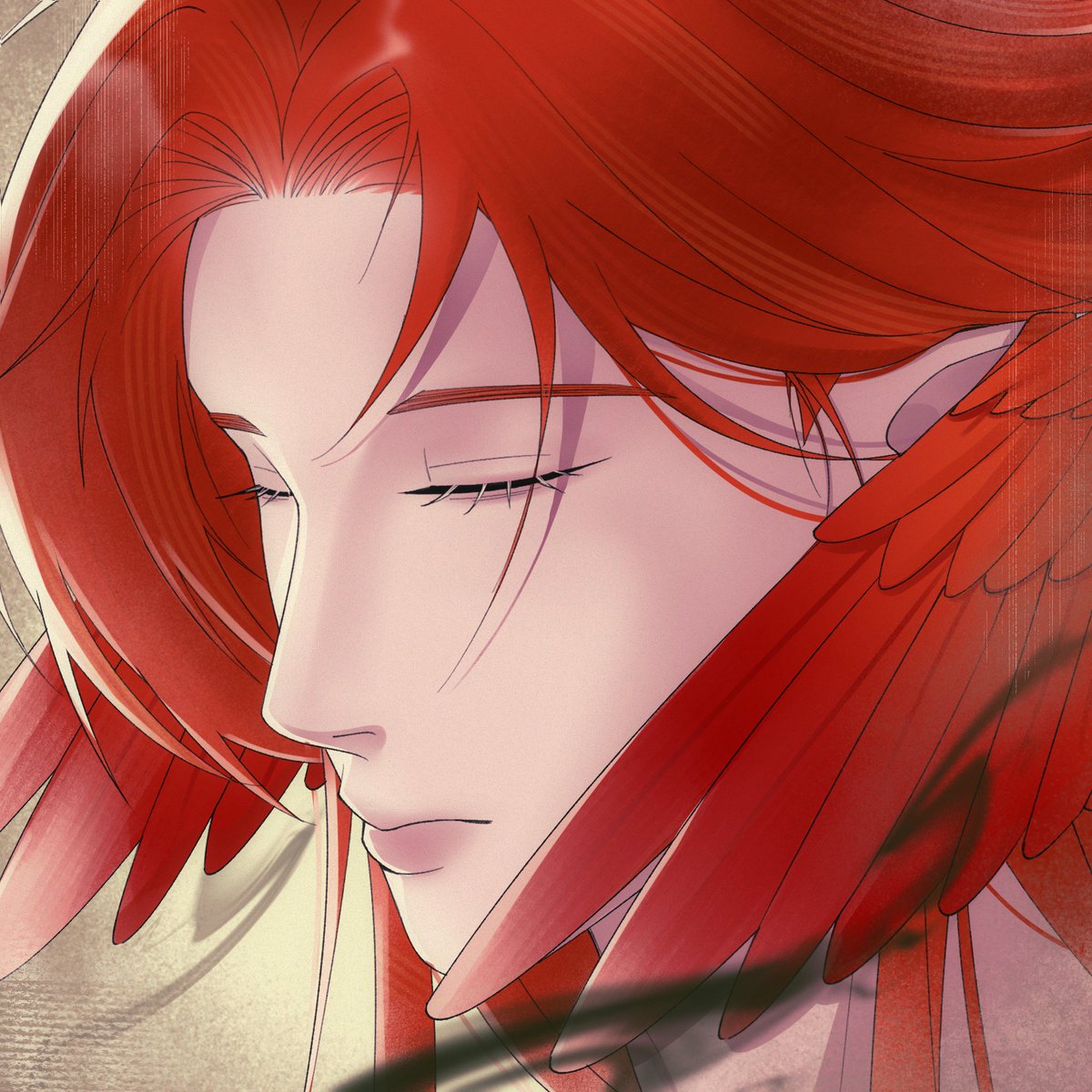 My OC and his wife🐦