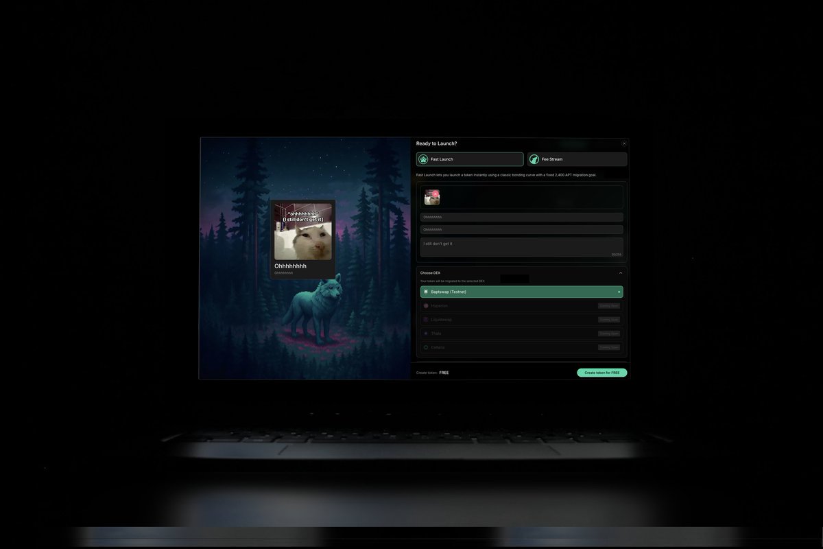 ready when you are
click. launch. howl.

coming to @aptos