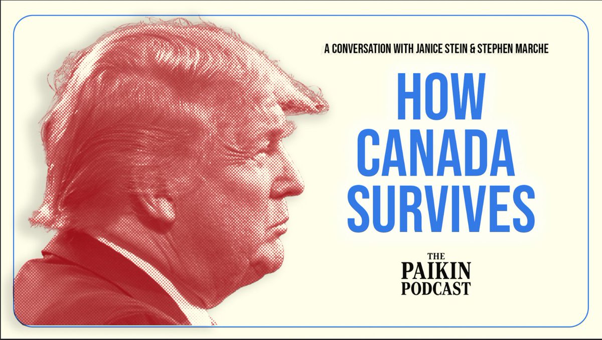 Steve Paikin (@spaikin) on Twitter photo This episode of <a href="/ThePaikinPod/">The Paikin Podcast</a> is getting quite a bit of traction: a rockin' debate between <a href="/SteinJanice/">Janice Stein</a> & <a href="/StephenMarche/">Stephen Marche</a> on the threat the U.S. poses to Canada:
Apple: podcasts.apple.com/us/podcast/worβ¦
Spotify: open.spotify.com/episode/3Vtgnu⦠#cdnpoli #USA #Canada This episode of <a href="/ThePaikinPod/">The Paikin Podcast</a> is getting quite a bit of traction: a rockin' debate between <a href="/SteinJanice/">Janice Stein</a> & <a href="/StephenMarche/">Stephen Marche</a> on the threat the U.S. poses to Canada:
Apple: podcasts.apple.com/us/podcast/worβ¦
Spotify: open.spotify.com/episode/3Vtgnu⦠#cdnpoli #USA #Canada