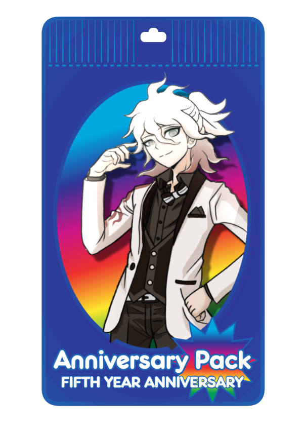 nagito2bot's tweet photo. Some Anniversary goodies!
- Redeem the code: FIVEYEARS for a theme, tickets, tokens, monocoins, and hope fragments!
- Anniversary Packs (which contain 24 cards) are pack and usable for a limited time! https://t.co/CTFTxTEysp