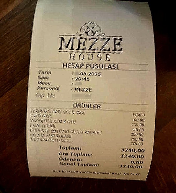 eskmekan's tweet photo. Mezze House adisyonu
#eskişehir #adisyon #hesap https://t.co/nVmBRowjAG