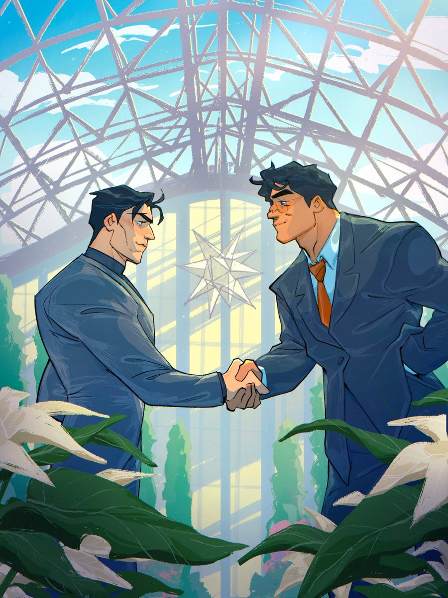did this piece for #superbatbigbang2025, inspired by Fennec's amazing work! this was such a cool project, please check out the fic and the other big bang projects if you get the chance :) #superbat #superman #batman
archiveofourown.org/works/68952366