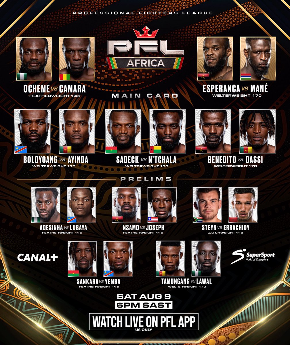 BorzSalem's tweet image. الضربة القاضية كانت في ثاني نزال في العرض، الحدث مازال مستمرًا والسهرة طويلة 🔥👏! 

البث الرسمي للحدث على تطبيق ستارزبلاي الاشتراك الرياضي. 

#PFL #PFLJoburg