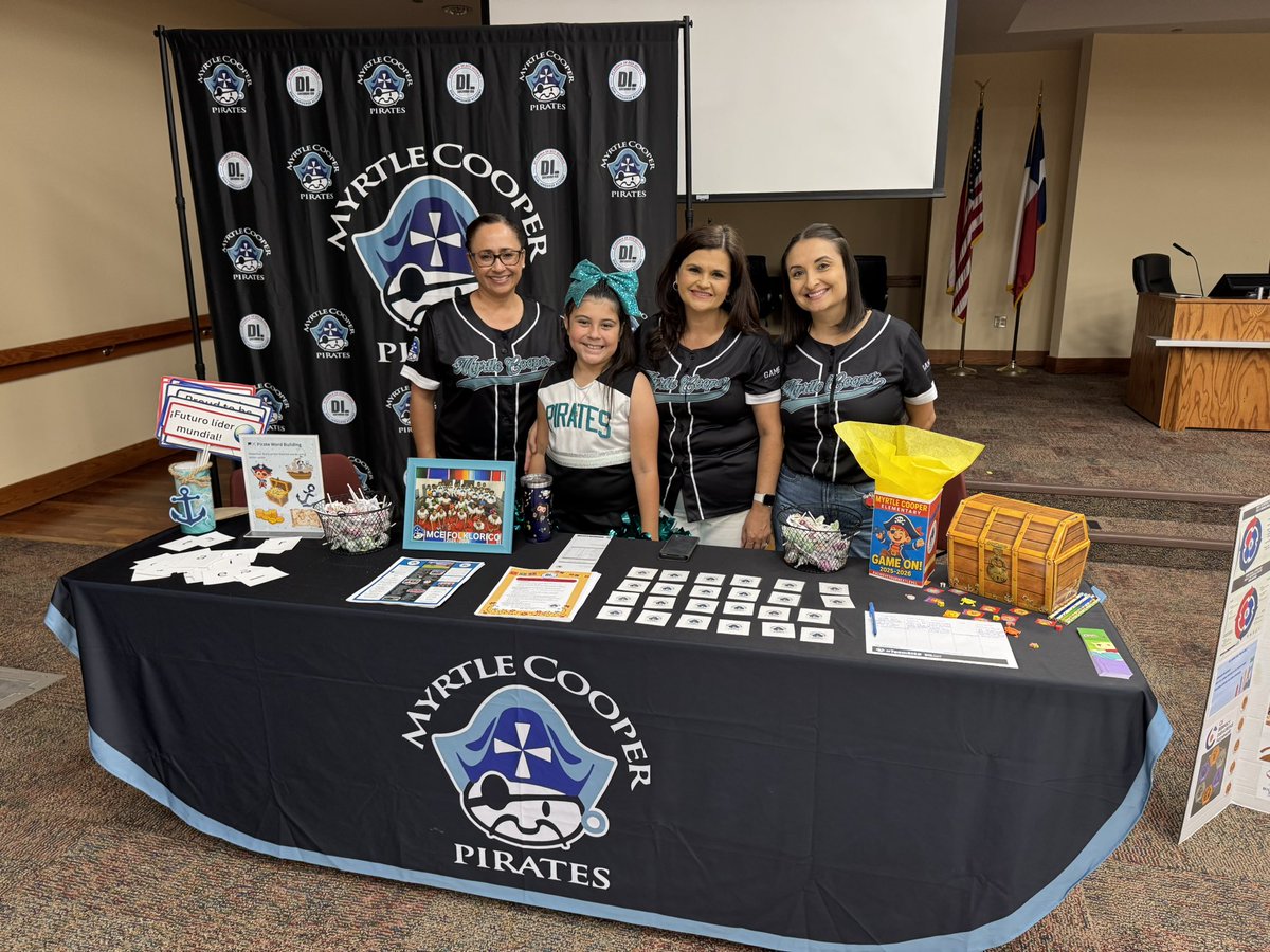 LStephenson_AHS's tweet photo. Our girl at the SISD Military Connect event showcasing the campus she loves so much, MCE! Someone enjoyed her time with her Principal @NoraMacias_MCE, her coach/librarian @coachmonica830, &amp; her new counselor. #GameOn #OurNextChapter @LvlStephenson #ProudPirateParents https://t.co/qPRyf6LIWV