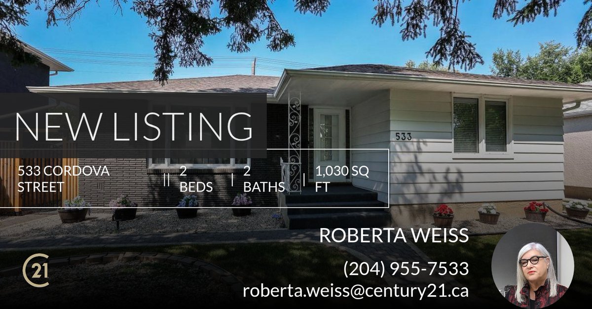 robewe's tweet image. If you're looking for a 2 bedroom home in WINNIPEG, this new listing could be the one! Click for more pictures and information. Show someone who might be interested or call me at (204) 955-7533! homeforsale.at/533_CORDOVA_ST…