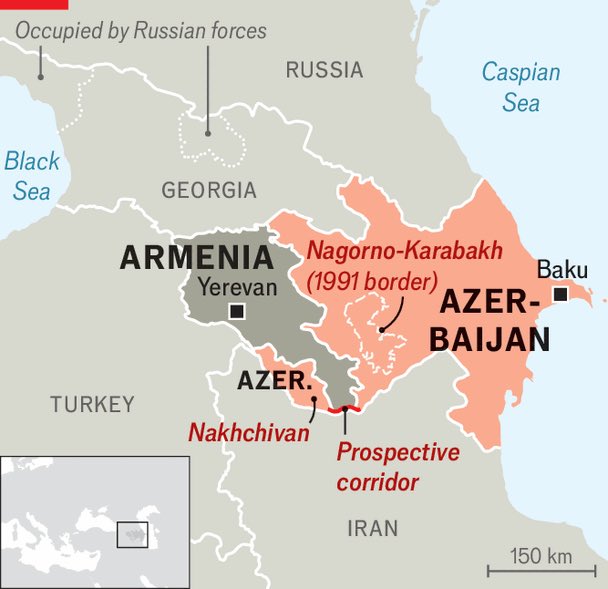 macroschema's tweet photo. The latest deal by #Armenia with #Azerbaijan is a grave blunder
Clearly, Armenia learnt no lesson from the loss of Nagorno-Karabakh
The so-called #TrumpRoute has now linked Turkey with Azerbaijan who share the common resolve of annihilating Armenia from the map https://t.co/HKHIMFqJFy