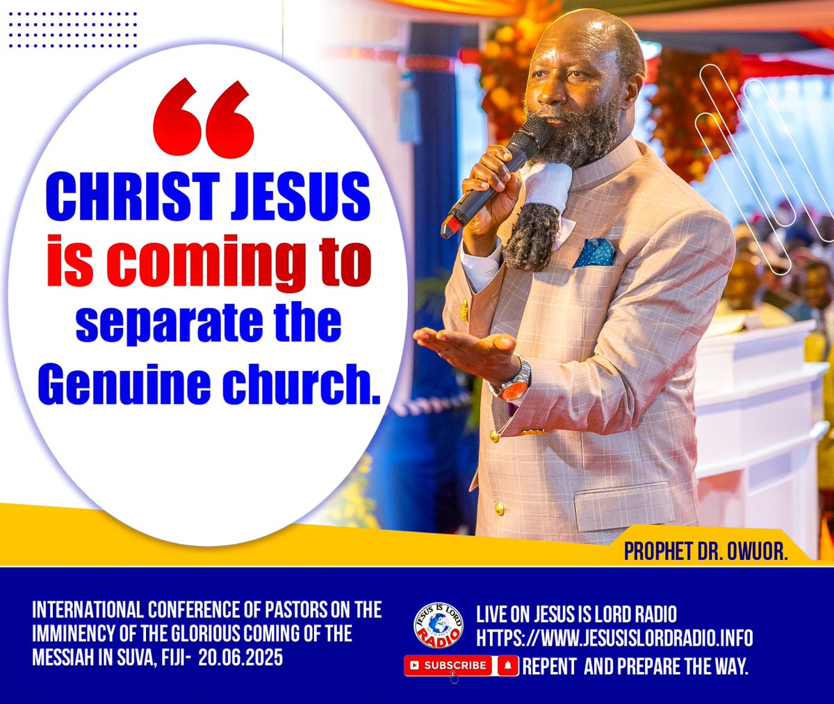 GeofreyRono_'s tweet image. The day of the Rapture of the church is the day when it will be known who was born again and who wasn't 
#EternalGospelHour
