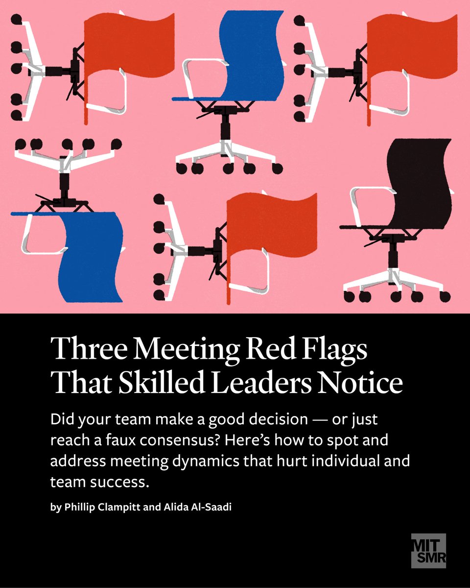 Did your team make a good decision — or just reach a faux consensus? Here’s how to spot and address meeting dynamics that hurt individual and team success. mitsmr.com/4kOgkRJ
