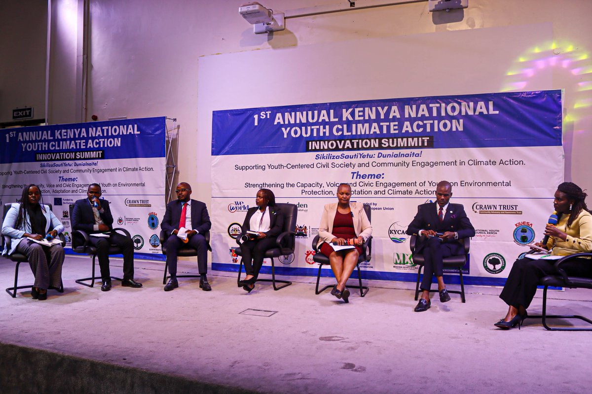 We didn’t just attend the 1st Annual Kenya National Youth Climate Action Innovation Summit, we showed up with purpose, passion, and vision!

After two days of robust discussions, we issued The Youth Declaration: Our Voice, Our Future!

#SikilizaSautiYetu 
#InnovationSummit2025