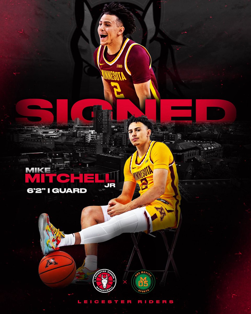 ‼️OMS CLIENT CONTRACT SIGNING‼️ We are thrilled to announce that OMS Rookie client, Mike Mitchell, Jr. has signed his first contract with the Leicester Riders <a href="/RidersBball/">Leicester Riders | Basketball</a> in England to begin his professional career! Happy for Mike and excited to see where this takes him! #OMS
