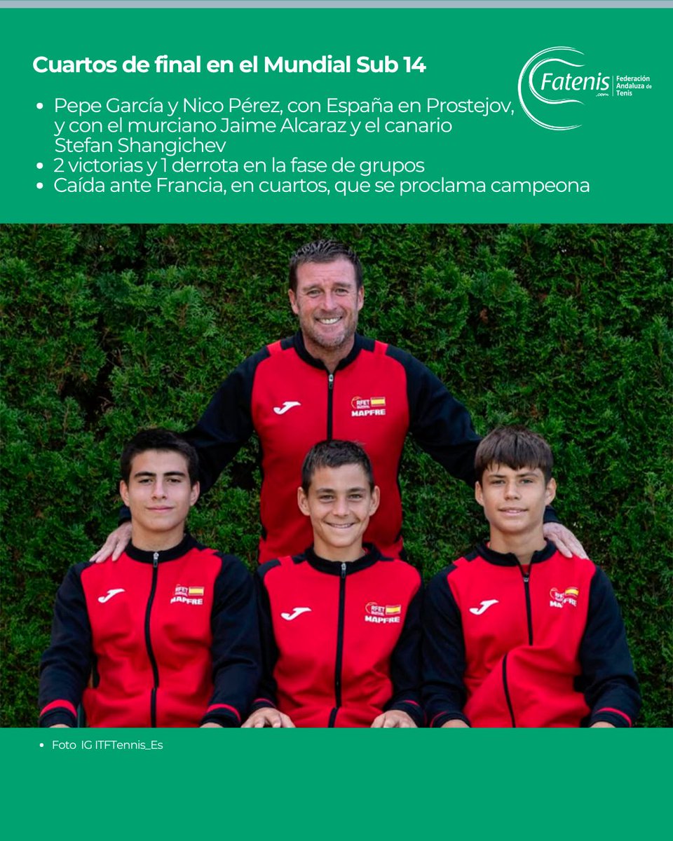 #TenisAndalucía (@fattenis) on Twitter photo 🇪🇸🎾 ¡𝐂𝐮𝐚𝐫𝐭𝐨𝐬 𝐝𝐞 𝐟𝐢𝐧𝐚𝐥 𝐞𝐧 𝐞𝐥 𝐌𝐮𝐧𝐝𝐢𝐚𝐥 𝐒𝐮𝐛 𝟏𝟒!
<a href="/RFETenis/">Tenis España</a>
👇👇👇
fatenis.com/tenisandalucia…
#TenisAndalucía <a href="/ITFTennis_es/">ITFTennis_es</a> <a href="/ITFTennis/">ITF</a>
<a href="/CTOromana/">Club deTenis Oromana</a>
@deporteand @cafdsocial <a href="/intenis/">Industria del Tenis</a>
📷 IG ITFTennis_ES 🇪🇸🎾 ¡𝐂𝐮𝐚𝐫𝐭𝐨𝐬 𝐝𝐞 𝐟𝐢𝐧𝐚𝐥 𝐞𝐧 𝐞𝐥 𝐌𝐮𝐧𝐝𝐢𝐚𝐥 𝐒𝐮𝐛 𝟏𝟒!
<a href="/RFETenis/">Tenis España</a>
👇👇👇
fatenis.com/tenisandalucia…
#TenisAndalucía <a href="/ITFTennis_es/">ITFTennis_es</a> <a href="/ITFTennis/">ITF</a>
<a href="/CTOromana/">Club deTenis Oromana</a>
@deporteand @cafdsocial <a href="/intenis/">Industria del Tenis</a>
📷 IG ITFTennis_ES