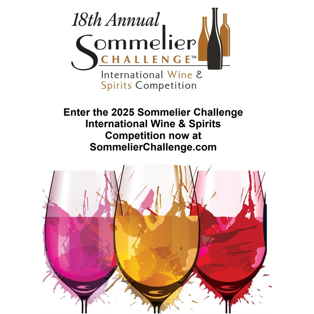 Reviews of Platinum Award winners at the Sommelier Challenge International Wine &amp;  Spirits Competition  will be published by WineReviewOnline.com and SpiritsReviewOnline.com 

Please enter now at SommelierChallenge.com